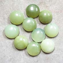 12MM ROUND CABOCHON NEW JADE(10PCS/BAG)